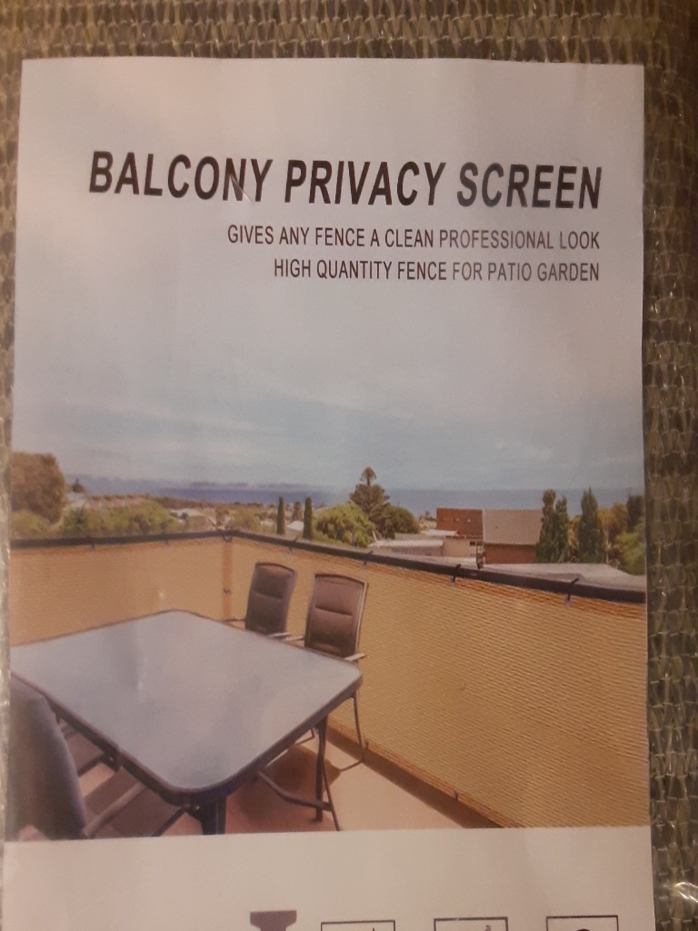 Balcony Privacy Screen